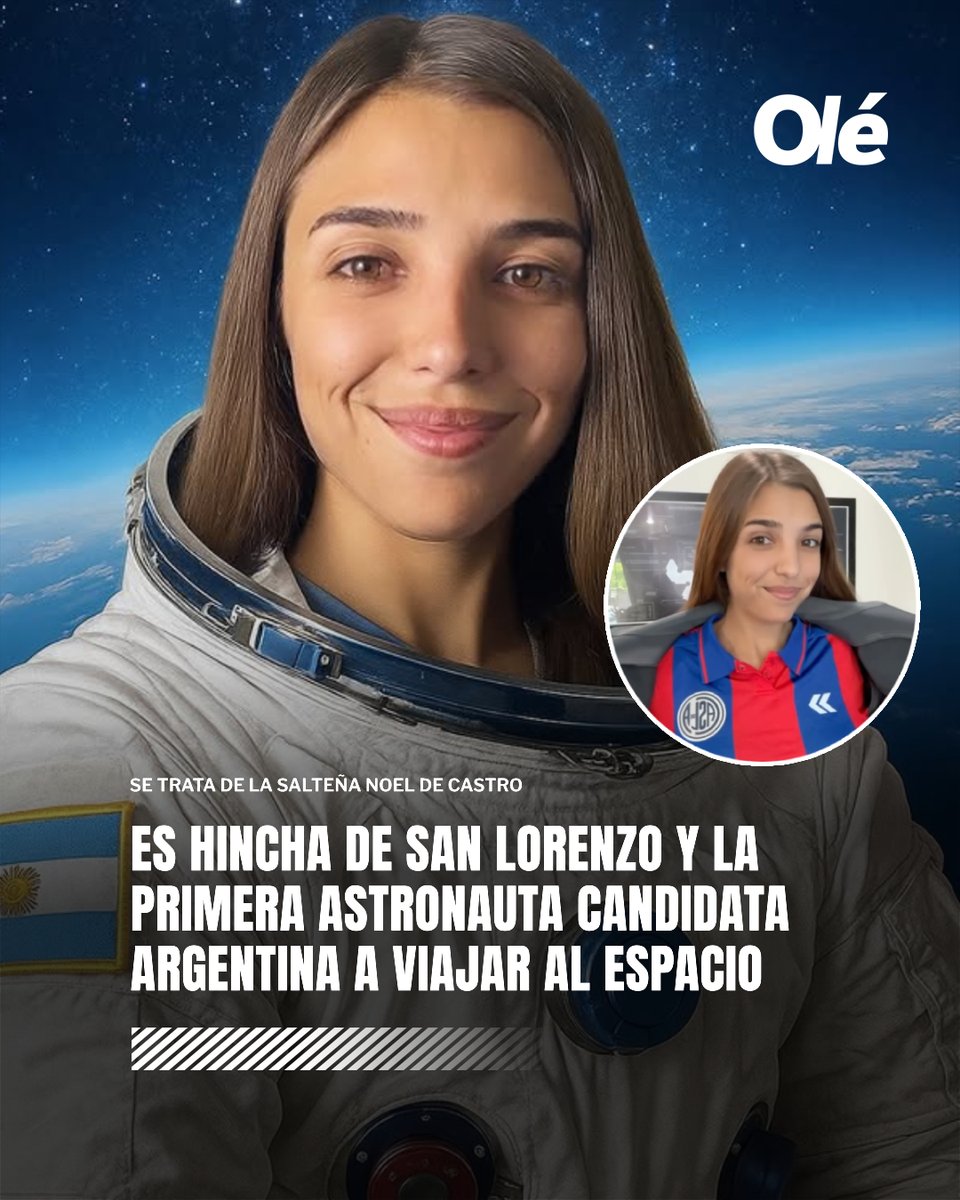 UNA CUERVA LISTA PARA IR EL ESPACIO 🐦‍⬛🚀

🇦🇷🌌 Noel de Castro, ingeniería biomédica de la Universidad Favaloro, es la primera argentina seleccionada a nivel mundial para participar en Project PoSSUM con el objetivo de viajar al espacio en 2027 y arribar a la Estación Espacial