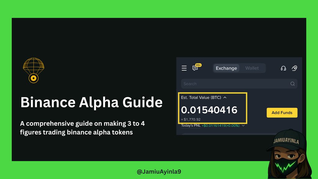 A comprehensive Guide on making 3 to 4 figures Trading Binance alpha tokens🫣👀

I have earned over 1700$ in Just 3 months through Binance alpha campaign.

Let’s explore something short, but worth your time. 🧵