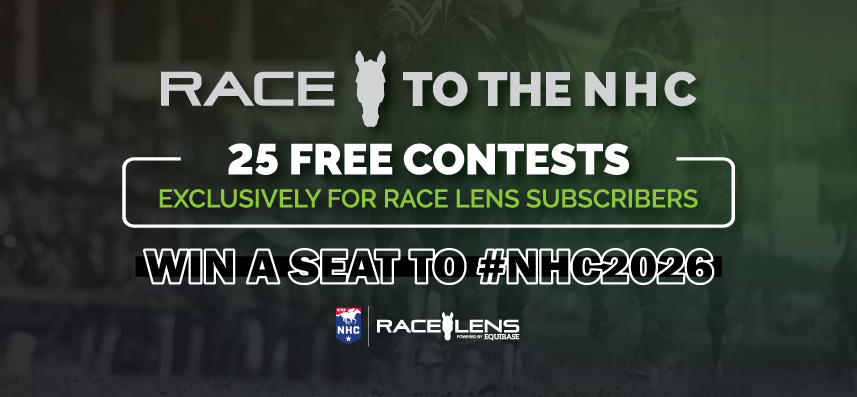 🏁 The Race to the NHC is underway! If you are a Race Lens subscriber, enjoy FREE contests every Saturday on Horseplayers.com, where you can qualify for the Race Lens Final 50 and win a berth to NHC2026! 🏆 Enter tomorrow’s contest here: bit.ly/3IPV1kI
