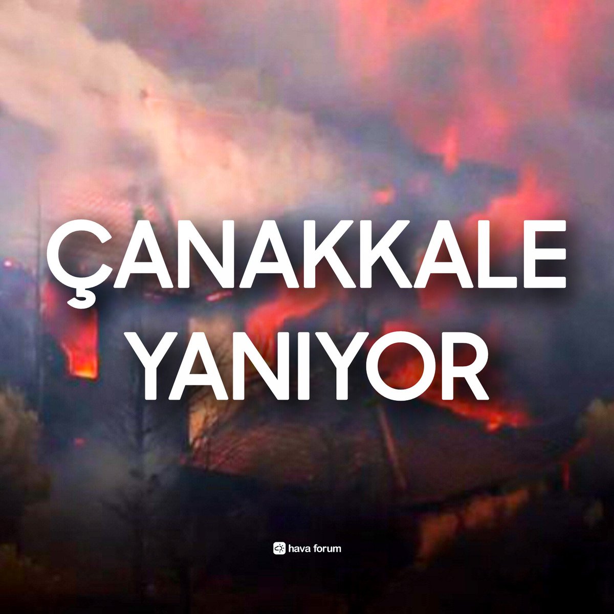 HavaForum's tweet photo. Çanakkale Yanıyor! En tehlikelisi poyraz rüzgarı 7-8 gün kuvvetli şekilde esmeye devam edecek. Acil destek, ekiplere kolaylık dileriz...

#CANAKKALEYANIYOR #Canakkale https://t.co/1kzU1IBcXM