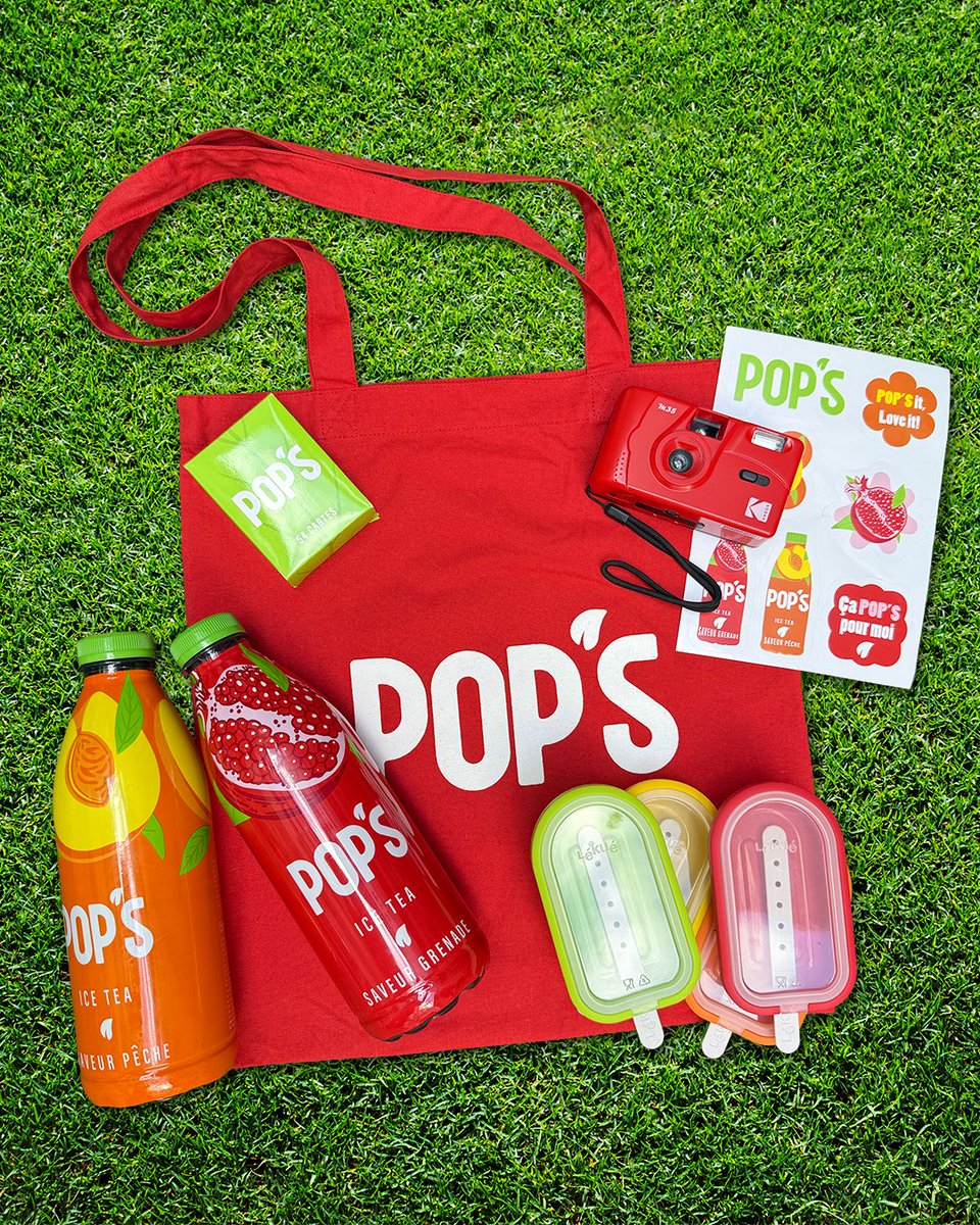 RT si tu veux ce totebag exclusif Pop’s (et tous les accessoires qui vont avec) ☀️
On choisit aléatoirement quelqu’un qui follow notre compte 🥤