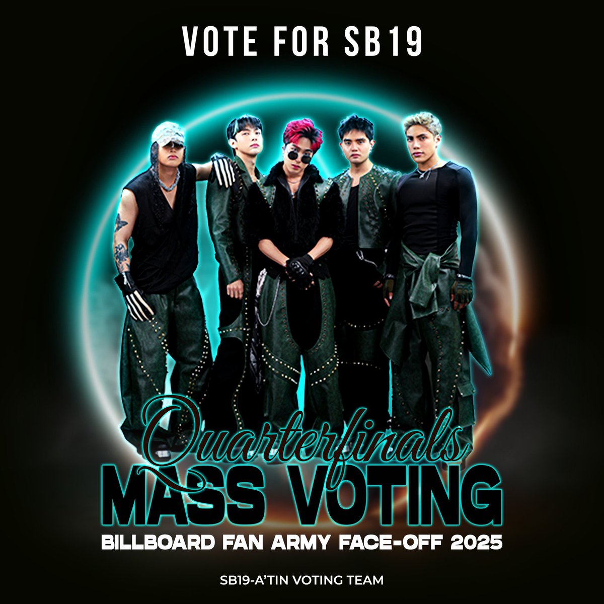 It's... LUNCH TIME!!! 

But better yet spend your lunch while voting for our boys this coming BBFA 2025! 

Do visit billboard.com/music/music-ne… to vote for our boys and make them win!! Let's make them and ourselves happy! 

LET'S GOOOO!! 🥳🥳🥳

<a href="/SB19Official/">SB19 Official</a> #SB19