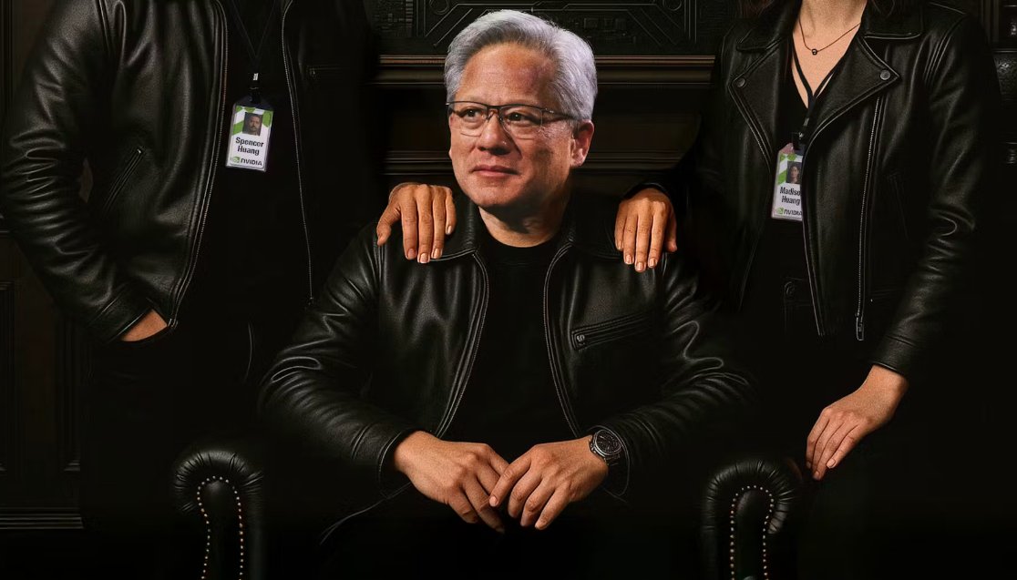 The latest rising stars Nvidia? The son and daughter of CEO and founder Jensen Huang. 

Madison, 34, and Spencer, 35, didn't follow a traditional path to the family business. She went to culinary school and he opened a bar in Taipei. 

But they are now quickly amassing power and