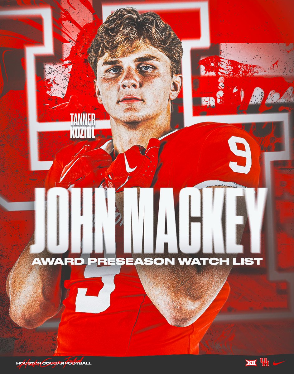 Top Receiver &amp; Top Tight End? 

Tanner Koziol named to the John Mackey Award Preseason Watch List