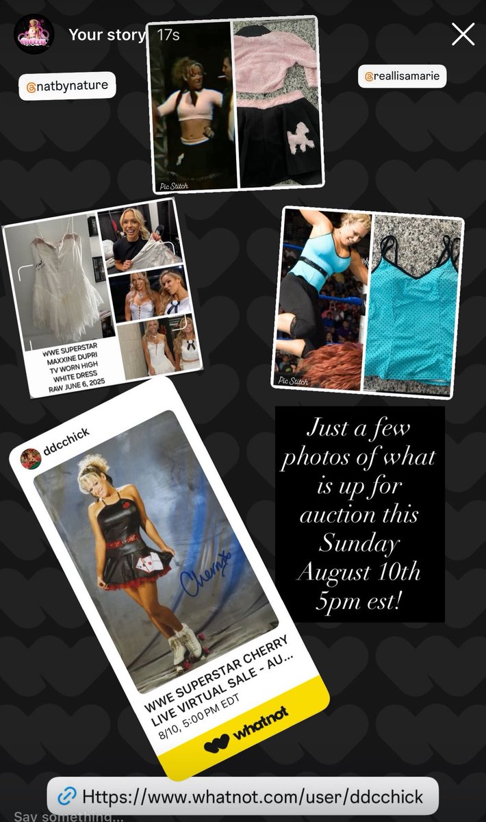 Just did a few ringworm items up for auction this Sunday, August 10 at 5 PM Eastern. Download the app to join. whatnot.com/user/ddcchick 🍒🛼