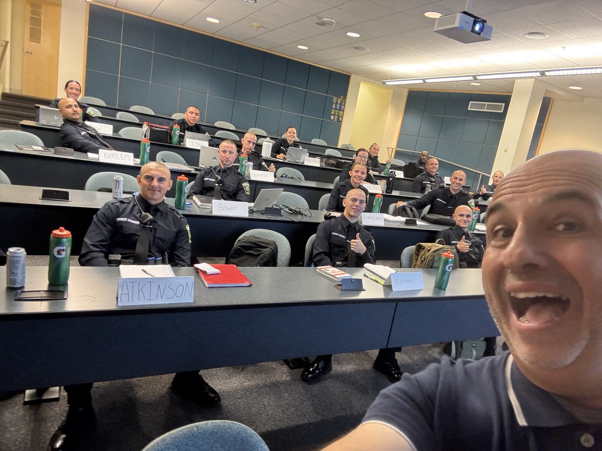 Couldn’t be prouder to report that this class of recruits at the Syracuse Regional Academy have the highest EQ scores than the six previous I have taught. Kudos!💙🖤 #EmpathicLeadership