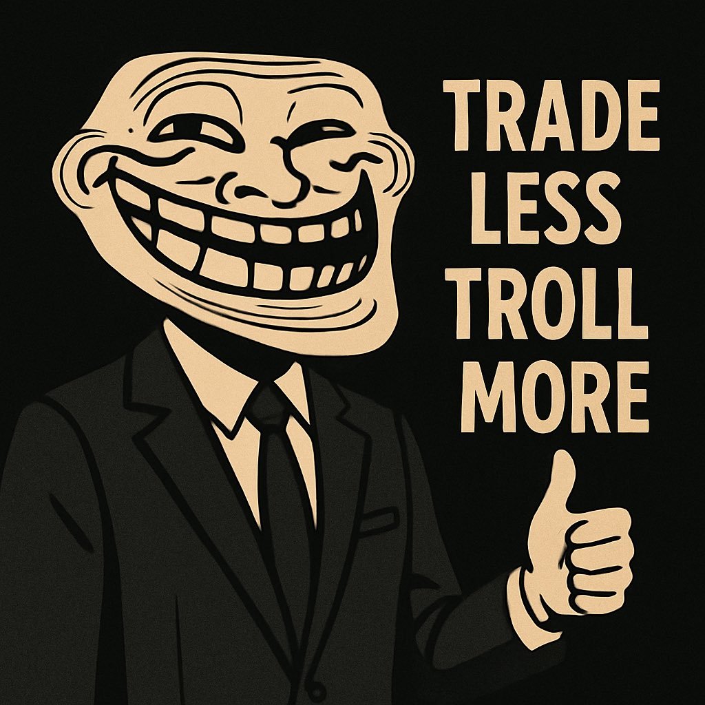 The biggest internet meme is at 185 M and people think it's too "high". 
Let me tell you that when $TROLL hits 1 B, you will hate yourself for not aping at these levels. 

Read that again.