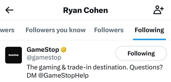 SimplyBitcoinTV's tweet photo. NEW: Ryan Cohen just unfollowed every Bitcoin account.

The Ryan Cohen and Michael Saylor fall out was NOT on my 2025 bingo card. 😂 https://t.co/odHbbcNBCT