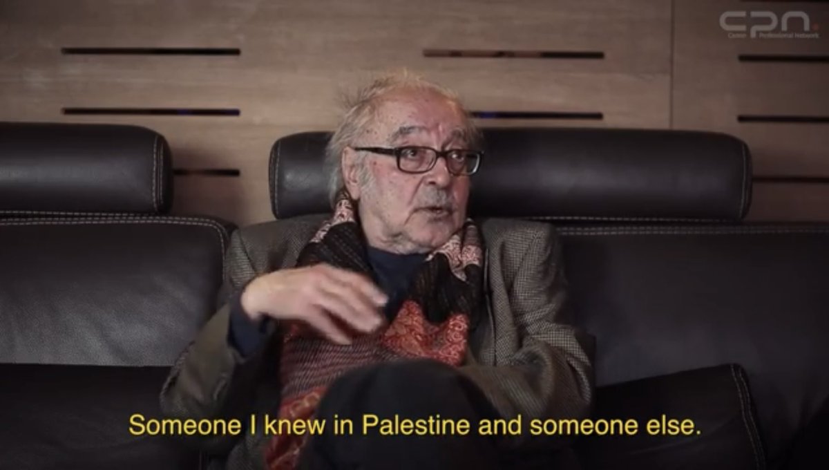 Godard in 2014, asked if he has any close relationships left in the film/art world