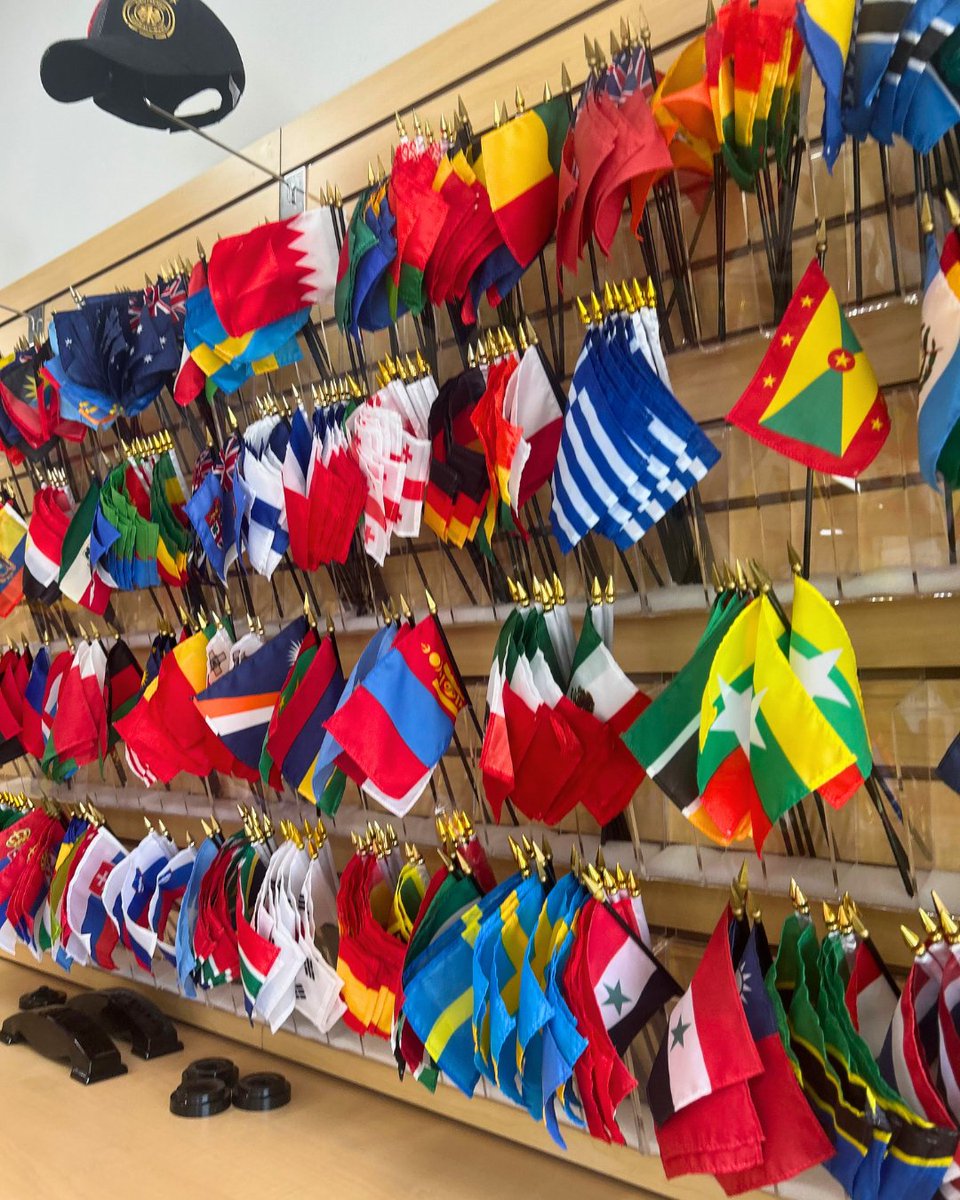 flagshopcanada's tweet image. Whether you're decorating for an event, teaching in the classroom, or celebrating your heritage—our collection of mini stick flags covers over 200 countries and regions.

🌎 Available in-store and online!

#MiniFlags #WorldFlags #CulturalConnection #TheFlagShopCanada