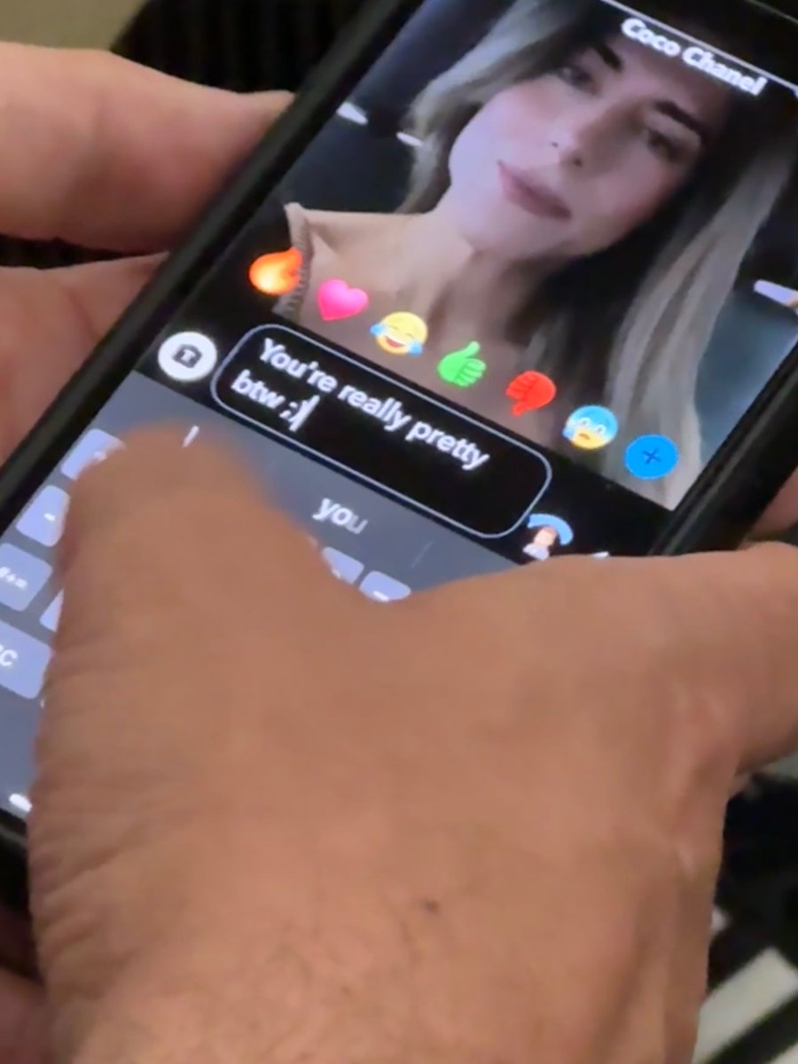 Saw a dude hitting on an AI on the subway