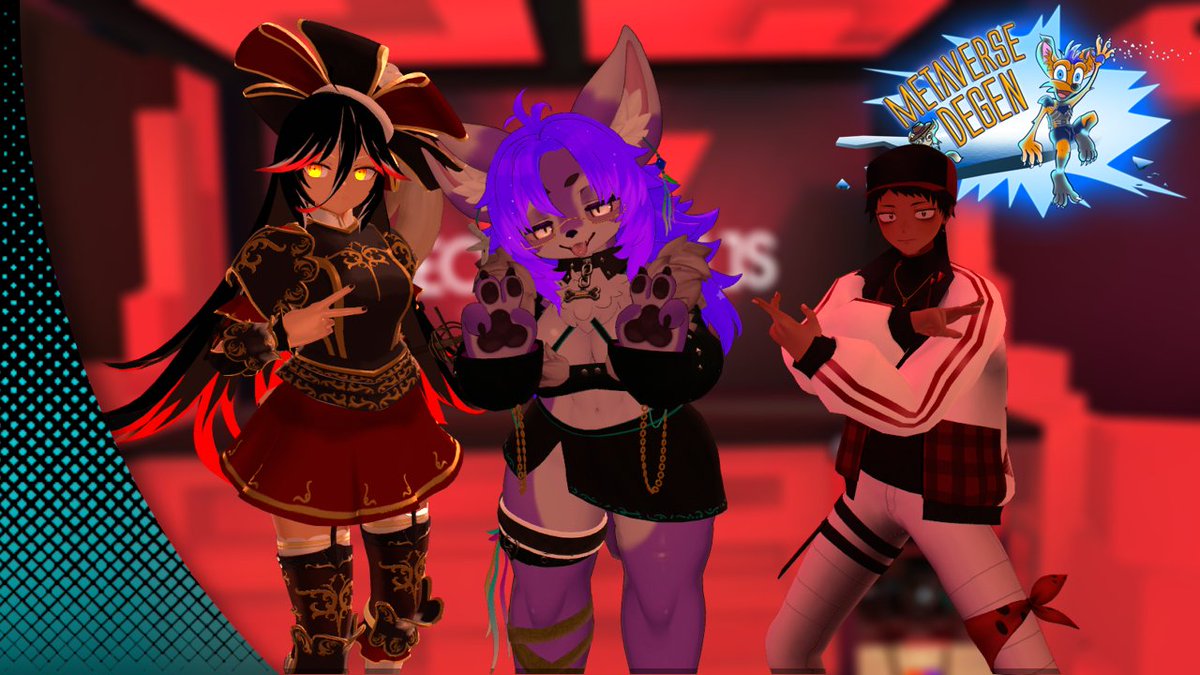 Metaverse Degen Network (@metadegenpod) on Twitter photo We sit down with Akane Chiba, NekoYoruVT, Ratanak & PukboiFrasia to tell us about their Vtuber Party Group in VRChat: Neon Nexus! 
#vrchat #vtuber #neonneus We sit down with Akane Chiba, NekoYoruVT, Ratanak & PukboiFrasia to tell us about their Vtuber Party Group in VRChat: Neon Nexus! 
#vrchat #vtuber #neonneus