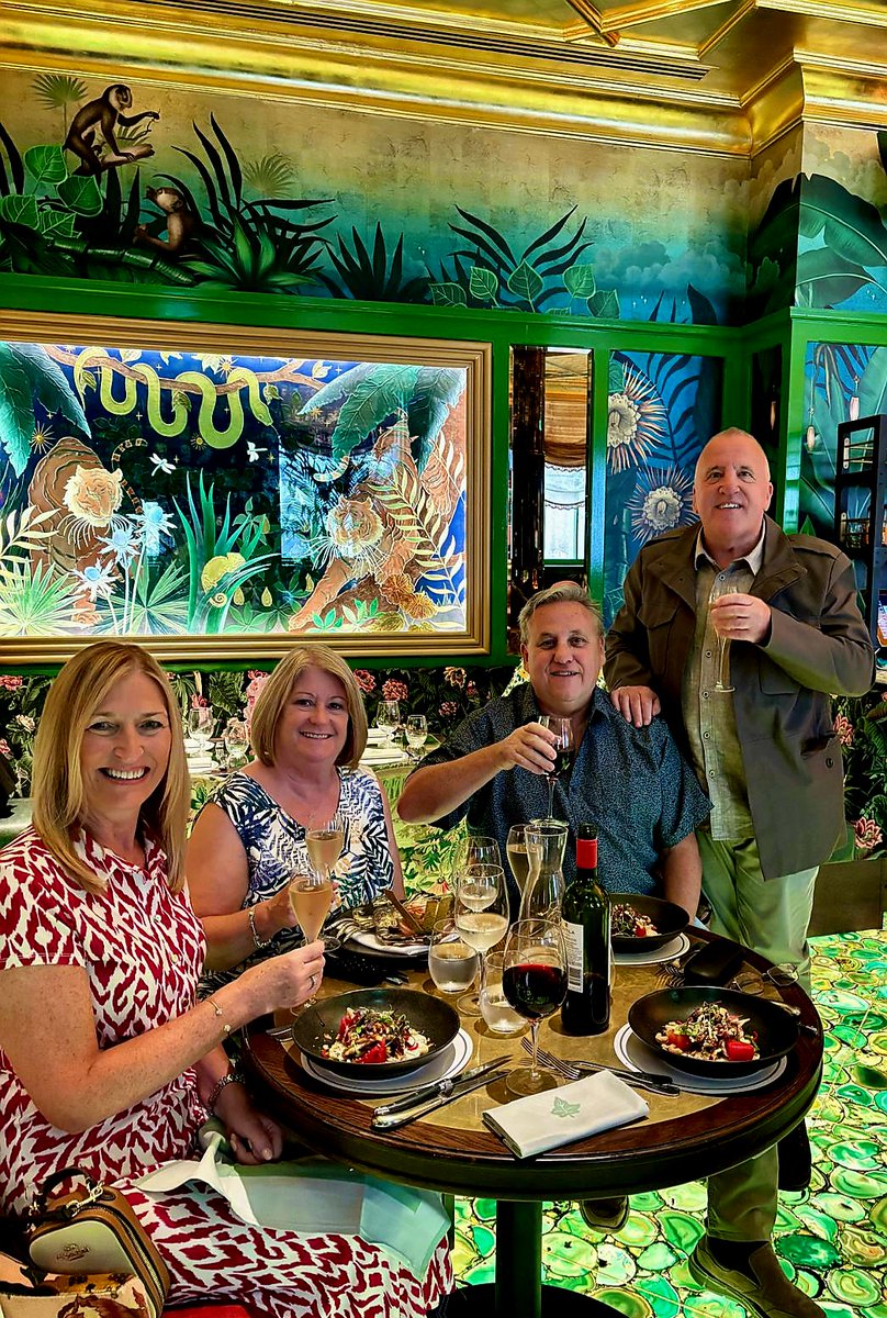 An afternoon meal in the Ivy in Castle St, a lovely restaurant.