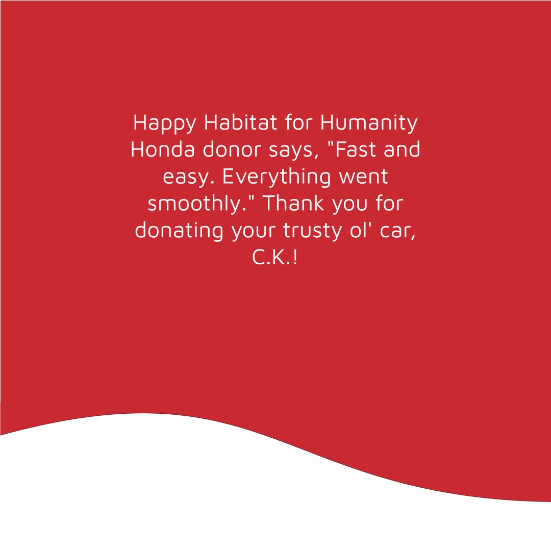 DonateCarCanada's tweet image. Donate your vehicle for #HabitatforHumanityCanada today!🏠💙🚙It will be re-sold or recycled; the net proceeds will be sent to #HabitatForHumanity. The tow is always free! #h4hYcar #habitatcar #habitatforhumanitycar #donateacarforhabitatforhumanity #donateacarcanada