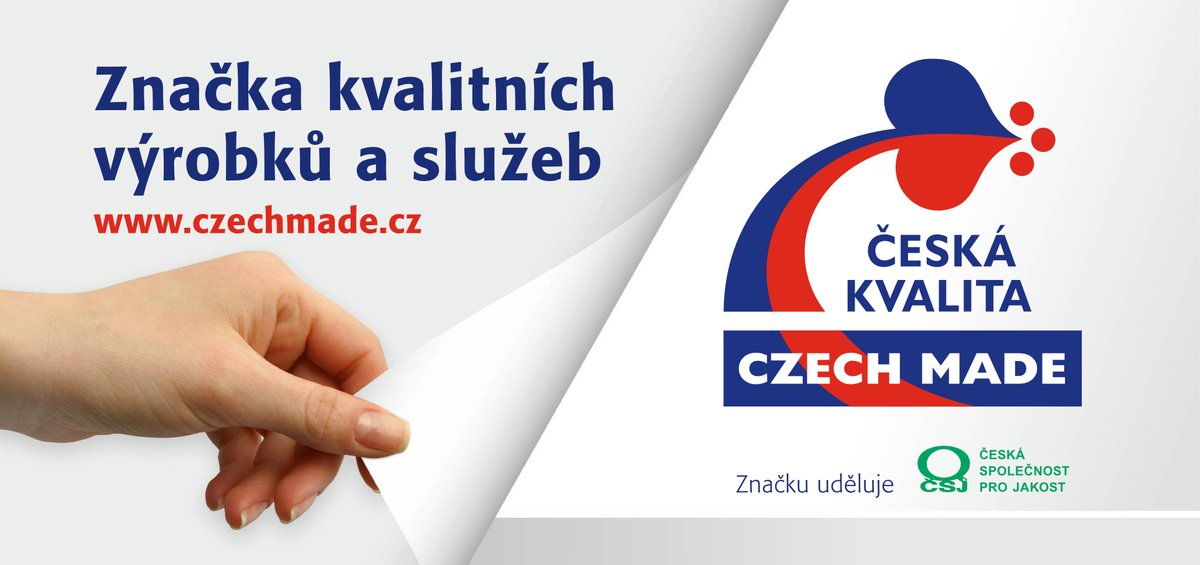 🔎Jak poznat poctivou kvalitu?
Reklamy slibují hodně, ale jistotu dá jen Národní program Česká kvalita – státem garantovaný systém, který označuje výrobky a služby prověřené nezávislým testováním a splňující přísná zdravotní, bezpečnostní a kvalitativní kritéria.

Jednou z jeho