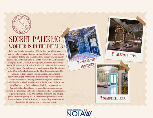 Discover the secret Palermo, where tiny apartments reveal art treasures.

#venerdivibes