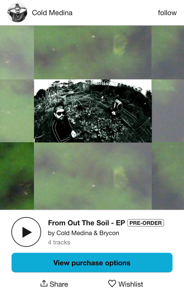 NEW EP “From Out The Soil” produced by <a href="/bryconmusic/">Brycon</a> coming 8/18. Support the art and pre-order the project today for an exclusive bonus track that will only be available during the pre-order process. Link below ⬇️ Bless Up ⬆️