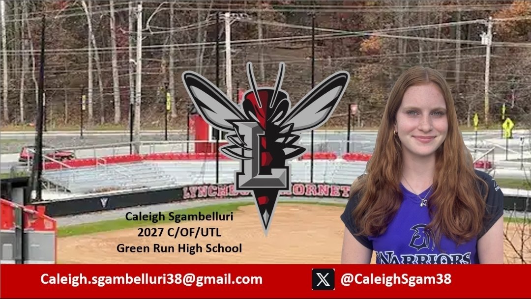Hampton Roads Warriors Cockrell (@hrwpcockrell) on Twitter photo Sending <a href="/CaleighSgam38/">Caleigh Sgambelluri</a> the best as she heads to <a href="/lynchburg_sb/">Lynchburg Softball</a> another one to watch! Sending <a href="/CaleighSgam38/">Caleigh Sgambelluri</a> the best as she heads to <a href="/lynchburg_sb/">Lynchburg Softball</a> another one to watch!