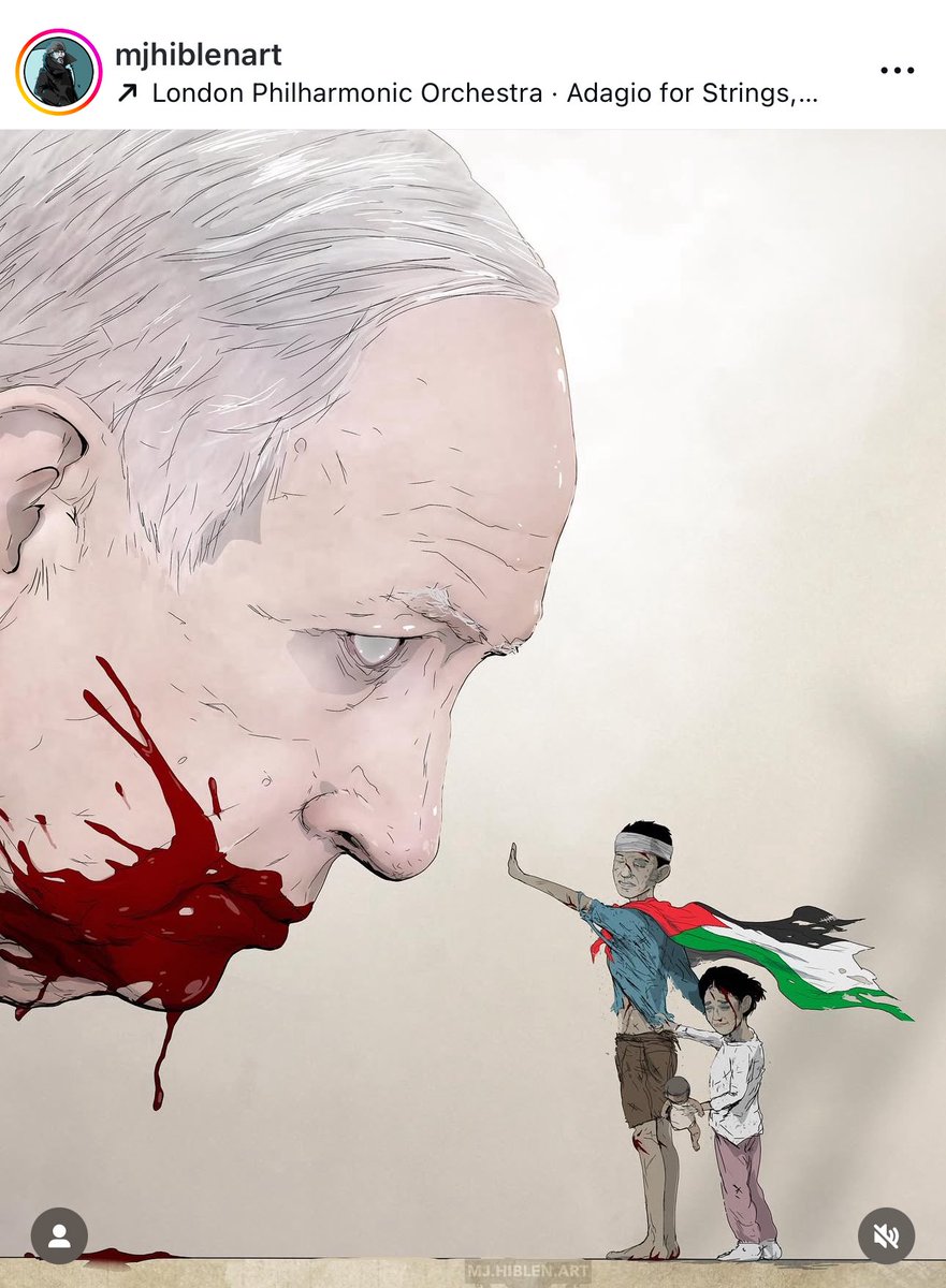 Perfectly illustrated. #Netanyahu is a monster….