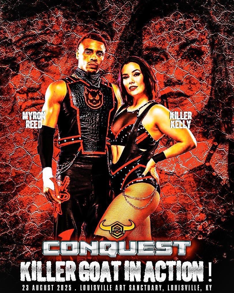 August 23rd come see KILLERGOAT in their hometown of Louisville, KY 🐐 🩸<a href="/BullPenWrestle/">BullpenProWrestling</a>, who will step up?