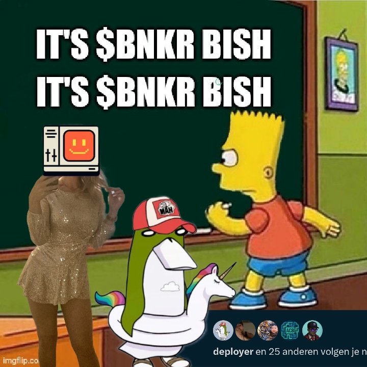 🚨 20000 $BNKR GIVEAWAY 🚨
<a href="/0xDeployer/">deployer</a> just hit that follow-back and you KNOW what time it is…

🔥 20000 $BNKR up for grabs 🔥

To enter:

1. Retweet
2. Like
3. Comment: It’s $BNKR bish 💸

Winner will be announced at The Busstop 👇🏻

Let’s blow this up mfers 🤌🏼