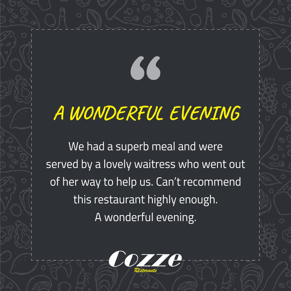 CozzeRestaurant's tweet image. You’ll always find a welcoming atmosphere, delicious food, and friendly faces at Cozze! Browse, and order online cozzerestaurants.co.uk
#pangbourne #woodley #rdg #readingberks #berkshirebusiness #berkshirelivingng #liveinwoodley #berkshiremums #foodiesrdg #DeliverooUK #JustEat