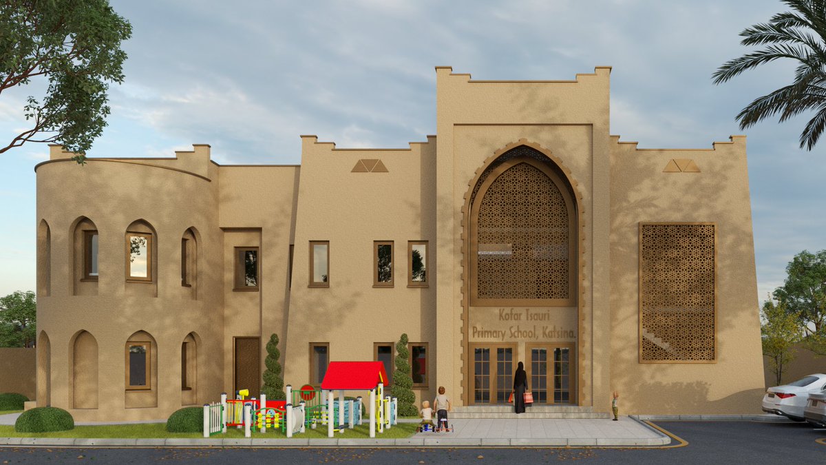 artec_practice's tweet image. KNOWLEDGE MEETS HERITAGE
The proposed primary school in Katsina, Nigeria was designed as a modern landmark deeply rooted in its community. It reinterprets traditional earth architecture with contemporary design
#DesignForCommunity #ModernVernacular #nigeriaarchitecture