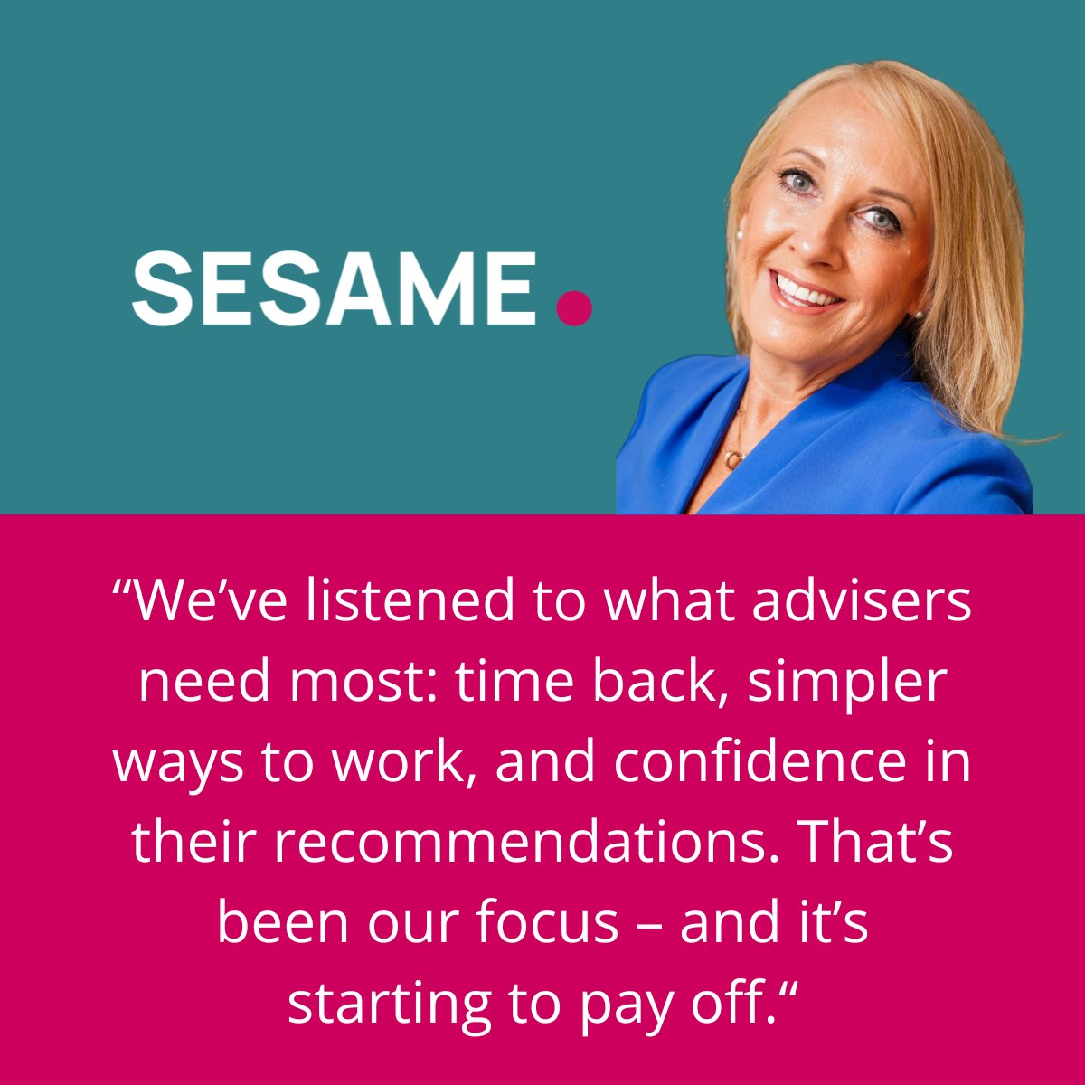 In her latest interview with <a href="/mortgagesols/">Mortgage Solutions</a>, Toni Smith shares how Sesame is evolving to meet the needs of today’s advisers – with smarter processes, stronger support, and a bold vision for growth. 

Read the full interview: mortgagesolutions.co.uk/news/2025/07/3…

#ProactivePartnerForLife