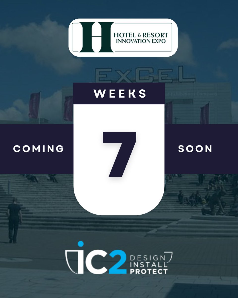 ic2_cctv's tweet photo. 7 weeks may seem like a long time, but as the weeks slowly go by, more and more preparations are being put in place!

Will we see you there?

#ExCelLondon #HotelIndustry #Hospitality #HospitalityUK #HospitalityIndustry #HotelCCTV

@ExceLLondon https://t.co/wFJt9bnkix