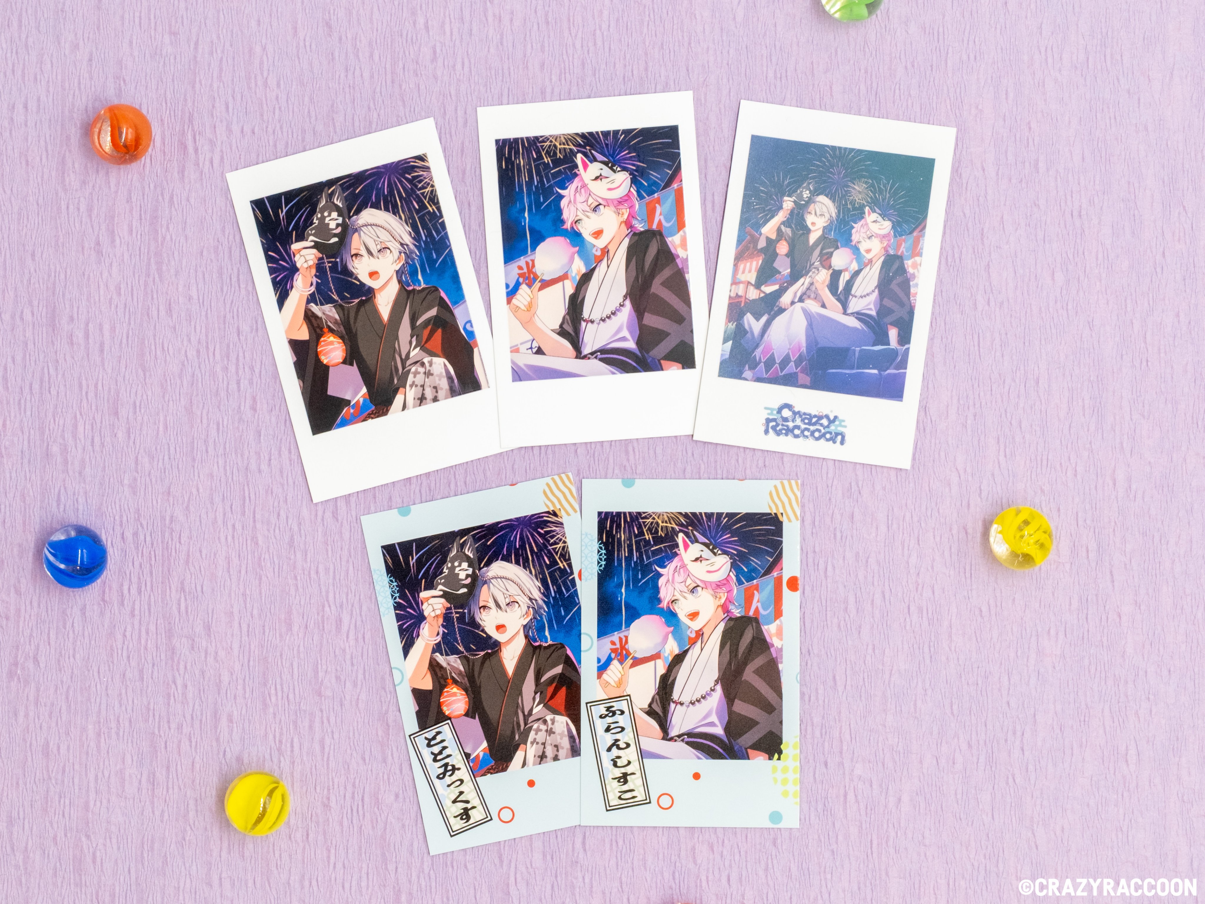 CRAZY RACCOON RANDOM SELFIE CARD 20枚セット messageImage_1747392008054_ead