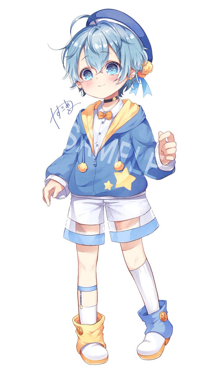 ＊commission＊
キャラデザ、立ち絵描かせていただきました(*´︶`*)ノ