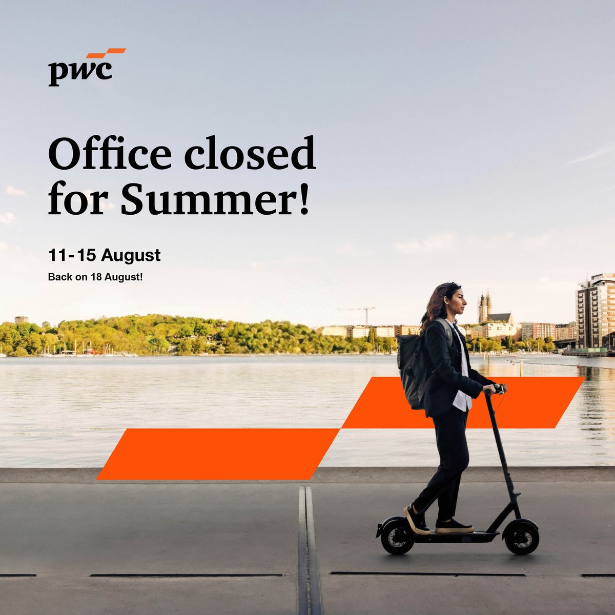 PwC_Cy_Press's tweet image. Our office will be closed from 11 to 15 August for a well-deserved summer holiday. 

We’ll be back to assist you on Monday, 18 August. 
Until then, enjoy the sunshine and relax!

See you soon🌅

#PwCCyprus #SummerBreak