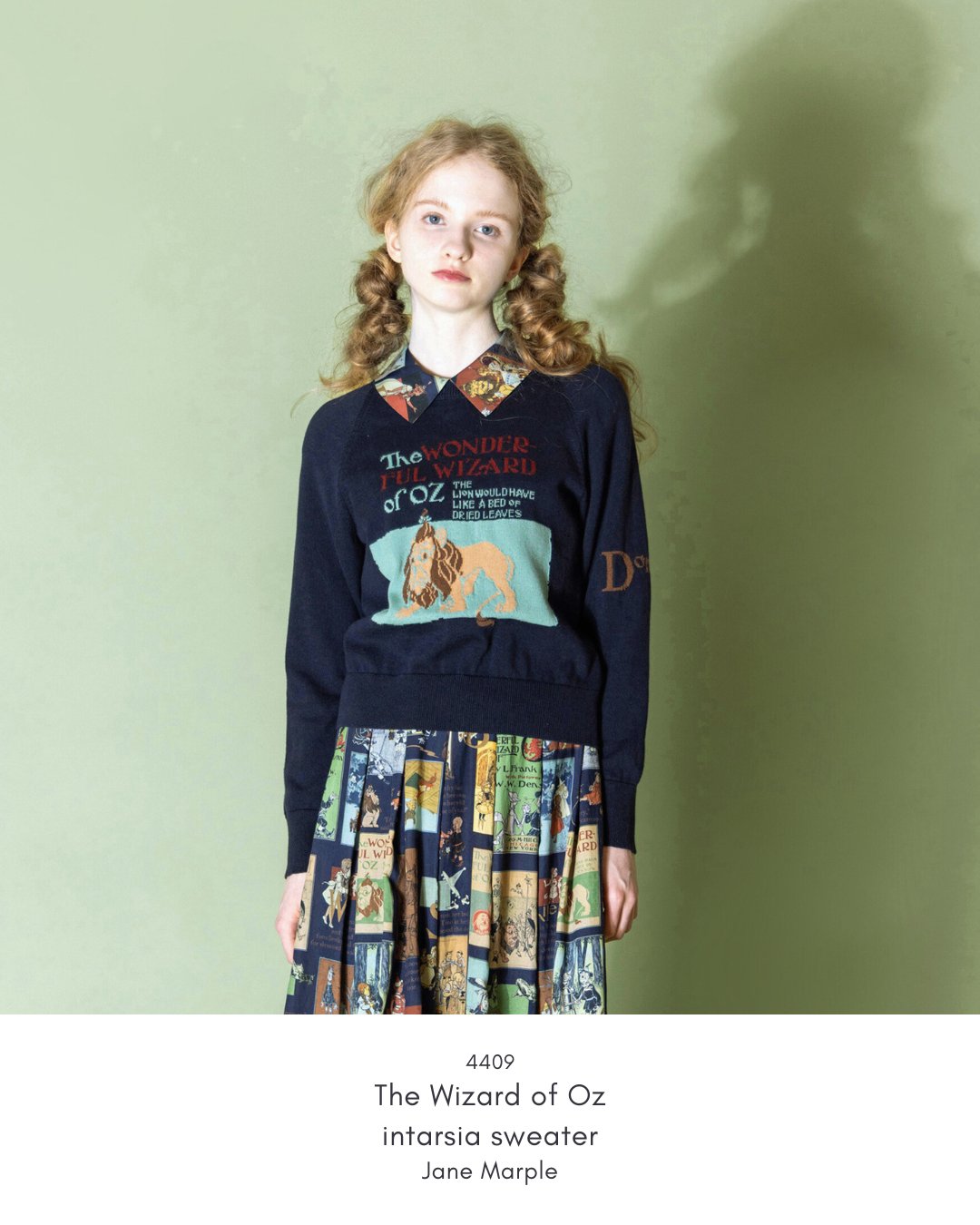 Jane maple  ジェーンマープル グリーン カットソー Jane maple ジェーンマープル グリーン カットソー