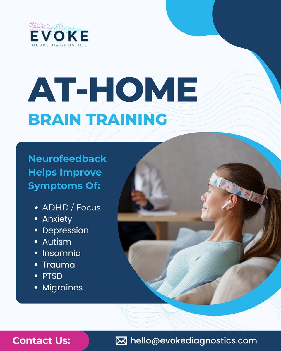 mindbriteteam's tweet photo. Remote neurofeedback lets your patient train their brain AT HOME—more efficient than in-office setups because you can do more frequent sessions (daily vs 1 or 2), saving time on travel and fitting seamlessly into your patient's busy life. And, no disruption to your practice! https://t.co/bE8ypiBbo1