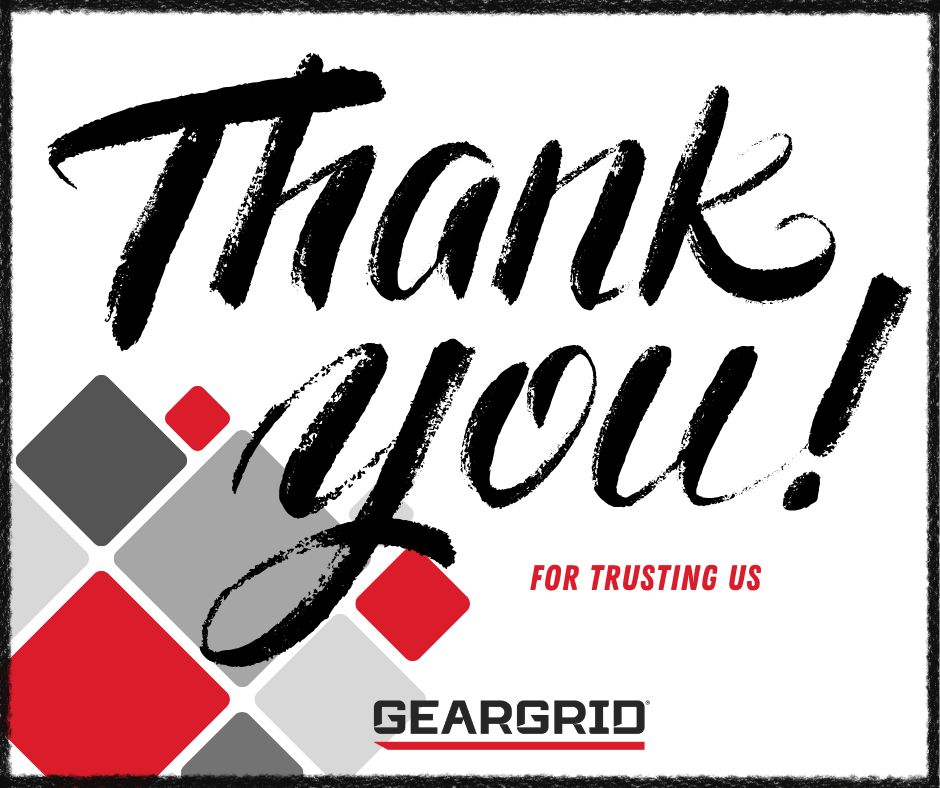 From all of us at GearGrid: Thank you ❤️
To every department, facility, and team we’ve had the honor to serve – we appreciate your trust and partnership more than you know.
When it comes to great people, our customers top the list.