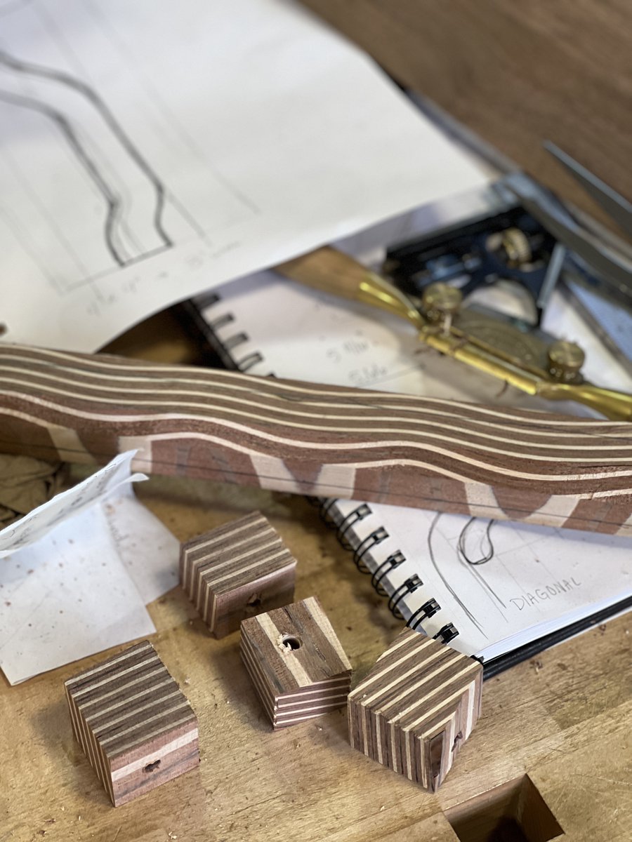 SamBWoodShop's tweet photo. Day 4 of Bending Wood with @BelzowskiMike and the students are experimenting, having fun, and getting some amazing results. https://t.co/MqESgQd3tr