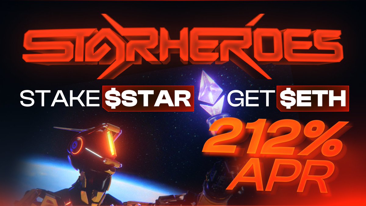 StarHeroes_game's tweet image. Ethereum is waking up and it’s coming for its crown 👑

Want the best exposure to $ETH?

🚀 212% APR on StarHeroes Launchpool
📈 The higher $ETH goes, the higher the APR climbs!

💰 $STAR Market Cap: $1.2M
🔒 $ETH Strategic Reserve: $1.6M

Stake $STAR → Get $ETH
It really is…