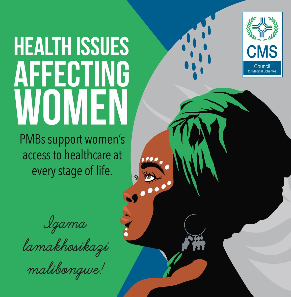 Women’s health matters, and access to care should never be out of reach. 

This Women’s Day, the CMS is raising awareness about health conditions affecting women and how PMBs support access to treatment. Learn more here: bit.ly/4lpeXbD #CMScares4u