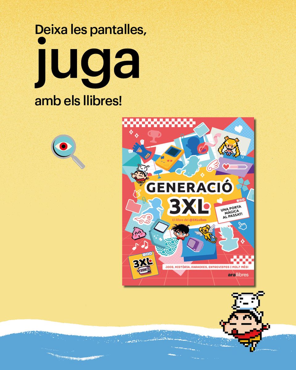 Jocs i entreteniment per a tots els gustos: llengua, sèries mítiques, multivers de l'humor, pistes, deducció...

A què esperes? Deixa les pantalles, juga amb els llibres! 💥

<a href="/3xlvibes/">3xl.net Vibes</a>