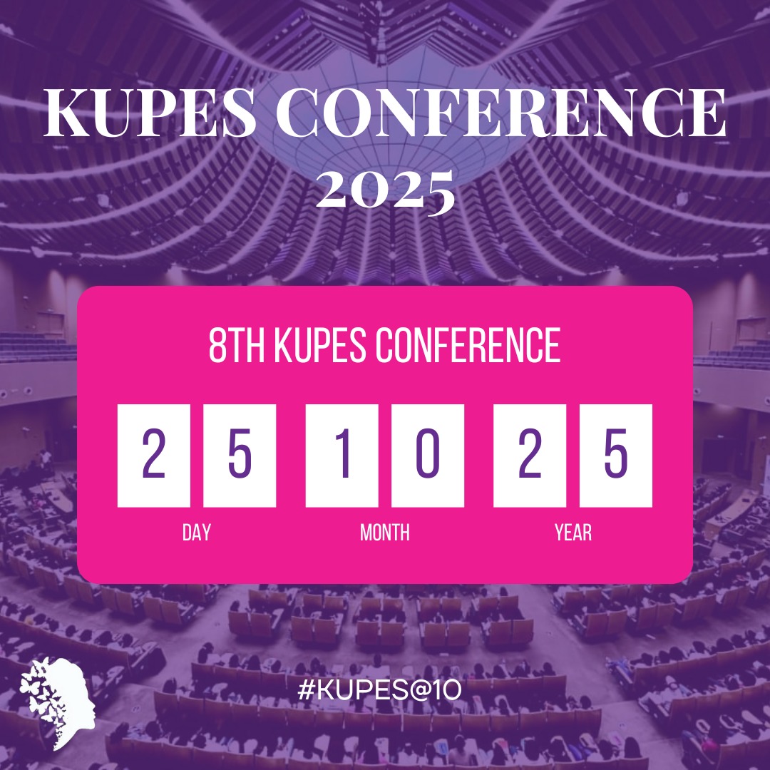 Hello! Hello! 🦋🦋🦋

KUPES CONFERENCE 2025 🎉

We’ve moved our 8th KUPES Conference to Saturday, 25th October 2025 - same energy, same mission, same fire… just a little later! 🔥

Mark your calendars, tell your squad, and stay tuned!

#KUPESConf25 
#SaveTheDate 
#KUPES@10
