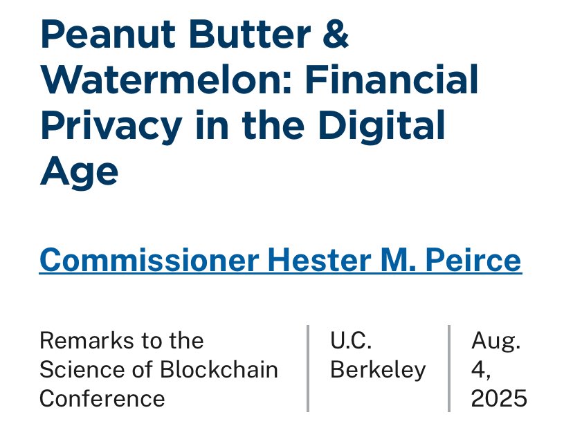 Ed 🌹 (@ecrypto0) on Twitter photo Science of Blockchain Conference 25’ at <a href="/UCBerkeley/">UC Berkeley</a>
- Organised by <a href="/dawnsongtweets/">Dawn Song</a> and <a href="/AriJuels/">Ari Juels</a>..
- <a href="/SECGov/">U.S. Securities and Exchange Commission</a> introduce their vision for privacy in crypto
- Discussions about Liquefaction from <a href="/initc3org/">IC3</a>, a framework built using <a href="/OasisProtocol/">Oasis</a> / $ROSE 🌹
Probably nothing.. 🤷♂️ Science of Blockchain Conference 25’ at <a href="/UCBerkeley/">UC Berkeley</a>
- Organised by <a href="/dawnsongtweets/">Dawn Song</a> and <a href="/AriJuels/">Ari Juels</a>..
- <a href="/SECGov/">U.S. Securities and Exchange Commission</a> introduce their vision for privacy in crypto
- Discussions about Liquefaction from <a href="/initc3org/">IC3</a>, a framework built using <a href="/OasisProtocol/">Oasis</a> / $ROSE 🌹
Probably nothing.. 🤷♂️