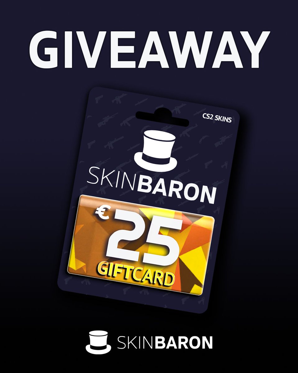 SkinBaronPL (@skinbaronpl) on Twitter photo Do wygrania voucher SkinBaron! 🎁
Co trzeba zrobić, by wziąć udział w giveawayu:
✅Obserwuj <a href="/SkinBaronPL/">SkinBaronPL</a>
✅Oznacz 2 znajomych
✅Podaj dalej
Giveaway trwa do 28.08! 🍀
Regulamin: skinbaron.de/en/promotiontos
#CS2giveaway Do wygrania voucher SkinBaron! 🎁
Co trzeba zrobić, by wziąć udział w giveawayu:
✅Obserwuj <a href="/SkinBaronPL/">SkinBaronPL</a>
✅Oznacz 2 znajomych
✅Podaj dalej
Giveaway trwa do 28.08! 🍀
Regulamin: skinbaron.de/en/promotiontos
#CS2giveaway