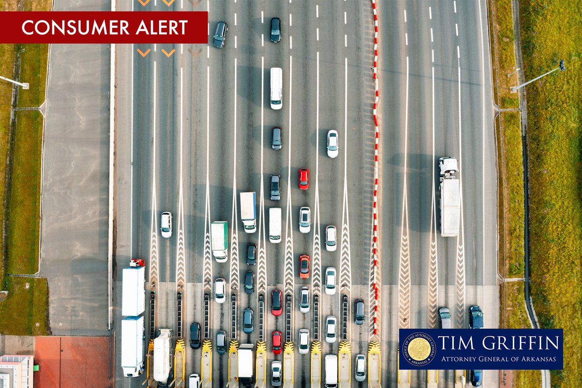 I am issuing a Consumer Alert to Arkansans about the recent resurfacing of DMV and toll road scams. We’ve received numerous reports that this scam is again on the rise. If you get one of these texts, please fill out the robocall reporting form on my website, and do not send