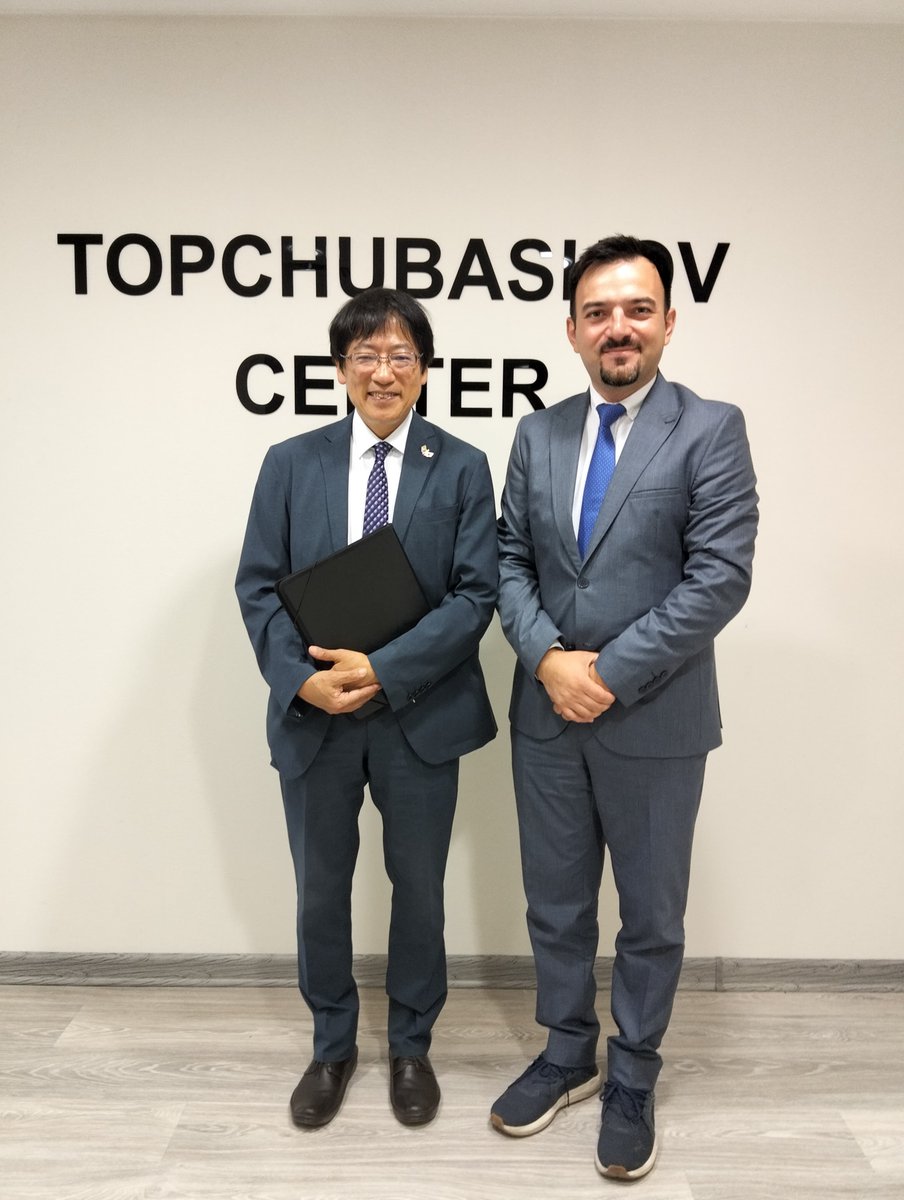 Topchubashov Center (@topcenterorg) on Twitter photo 7 August 2025: the diplomats of 🇯🇵 Japan`s Embassy to Azerbaijan, Chargé d'affaires Fumio Goto and Second Secretary Sakiko Mansho visited Topchubashov Center and were hosted by <a href="/RusifHuseynov2/">Rusif Huseynov</a>.
The parties discussed the regional developments and cooperation opportunities. 7 August 2025: the diplomats of 🇯🇵 Japan`s Embassy to Azerbaijan, Chargé d'affaires Fumio Goto and Second Secretary Sakiko Mansho visited Topchubashov Center and were hosted by <a href="/RusifHuseynov2/">Rusif Huseynov</a>.
The parties discussed the regional developments and cooperation opportunities.
