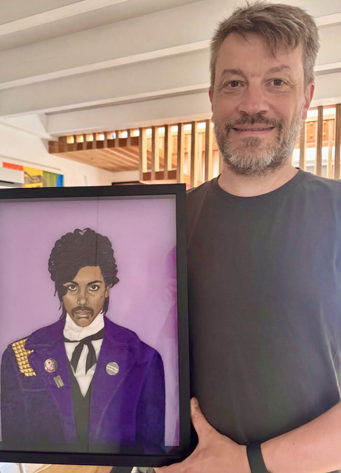 Jane Sanders (@janesandersart) on Twitter photo OOH, LOOK WHERE PRINCE ENDED UP. AS A 50th BIRTHDAY PRESENT FOR BEN RINGHAM. THEATRE COMPOSER & LEAD SINGER WITH GROOVY BAND SUPERTHRILLER! HAPPY BIRTHDAY BEN! OOH, LOOK WHERE PRINCE ENDED UP. AS A 50th BIRTHDAY PRESENT FOR BEN RINGHAM. THEATRE COMPOSER & LEAD SINGER WITH GROOVY BAND SUPERTHRILLER! HAPPY BIRTHDAY BEN!