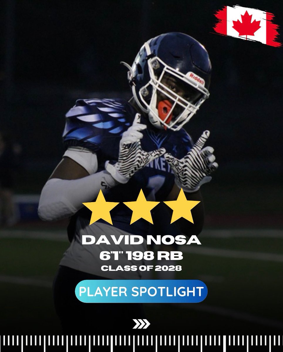 Ren Kok (@renkokscouting) on Twitter photo ⭐️PLAYER SPOTLIGHT⭐️
<a href="/David_Nosa1/">David Nosa</a>
⭐️3/5 STARS
📈D1 LEVEL PROSPECT
📫EMAIL SENT TO 270+ COACHES ⭐️PLAYER SPOTLIGHT⭐️
<a href="/David_Nosa1/">David Nosa</a>
⭐️3/5 STARS
📈D1 LEVEL PROSPECT
📫EMAIL SENT TO 270+ COACHES