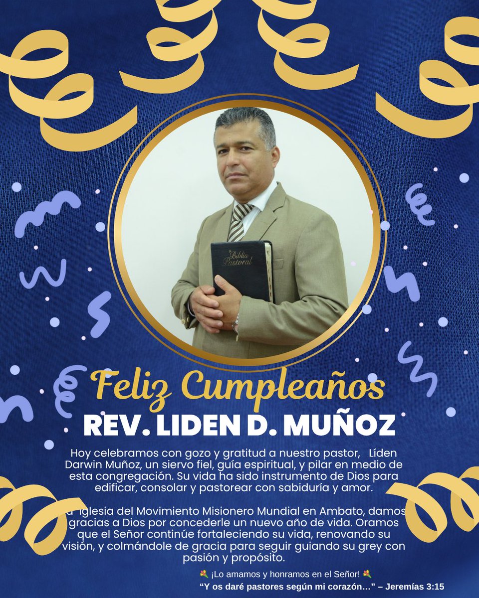 mmmambato's tweet photo. Qué el señor le conceda muchos años más de vida y que les y que le bendiga en este día https://t.co/TKUIMLKRPf