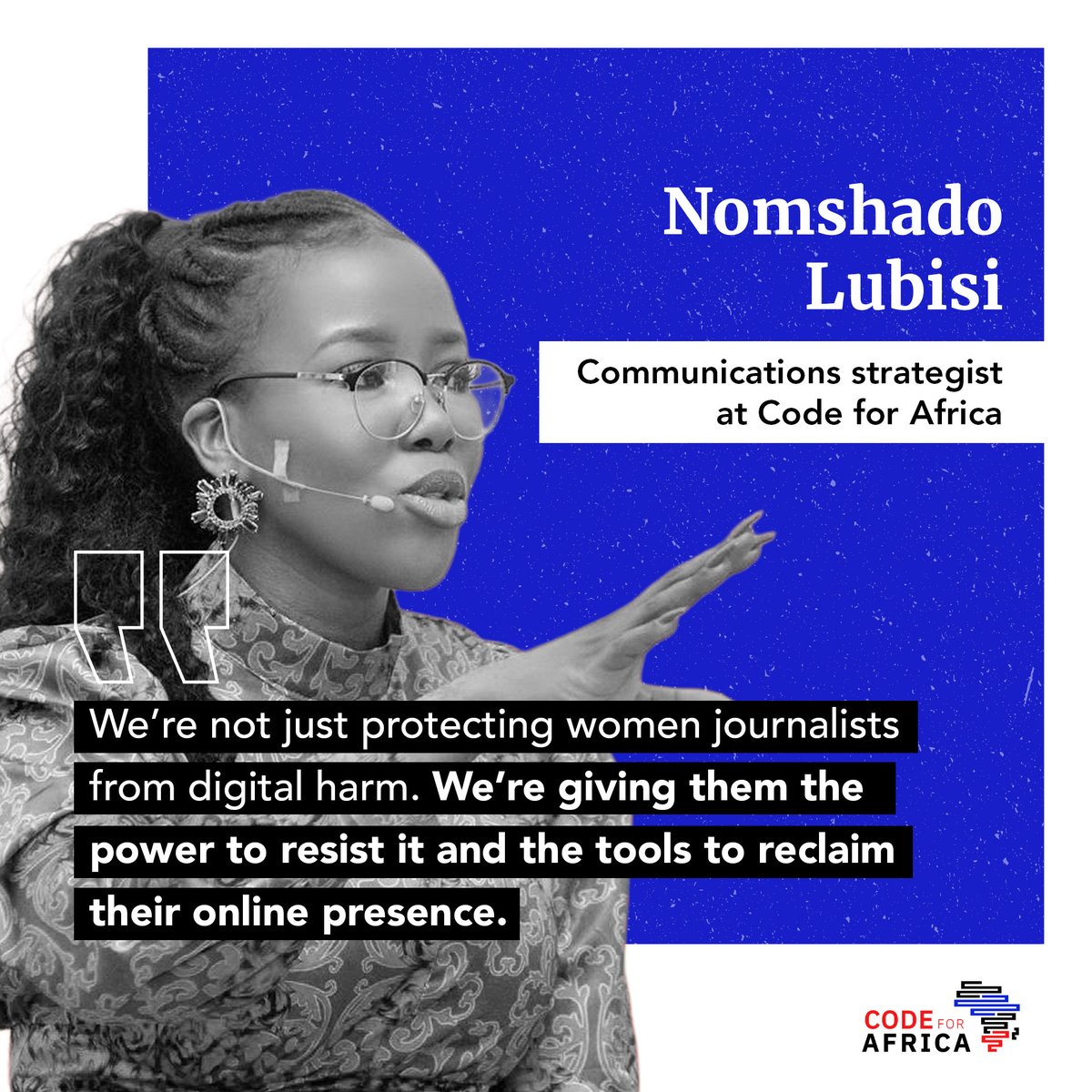 Online violence against women journalists is a threat to press freedom and democracy.

At the <a href="/MddaMedia/">Media Development and Diversity Agency(MDDA)</a> validation workshop, comms strategist <a href="/NomshadoL/">Nomshado Lubisi</a> shared how #TrustLab provides helplines for:

📲 Anti-trolling  
📲 Debunking 
📲 Digital security 

Stay tuned to learn more!