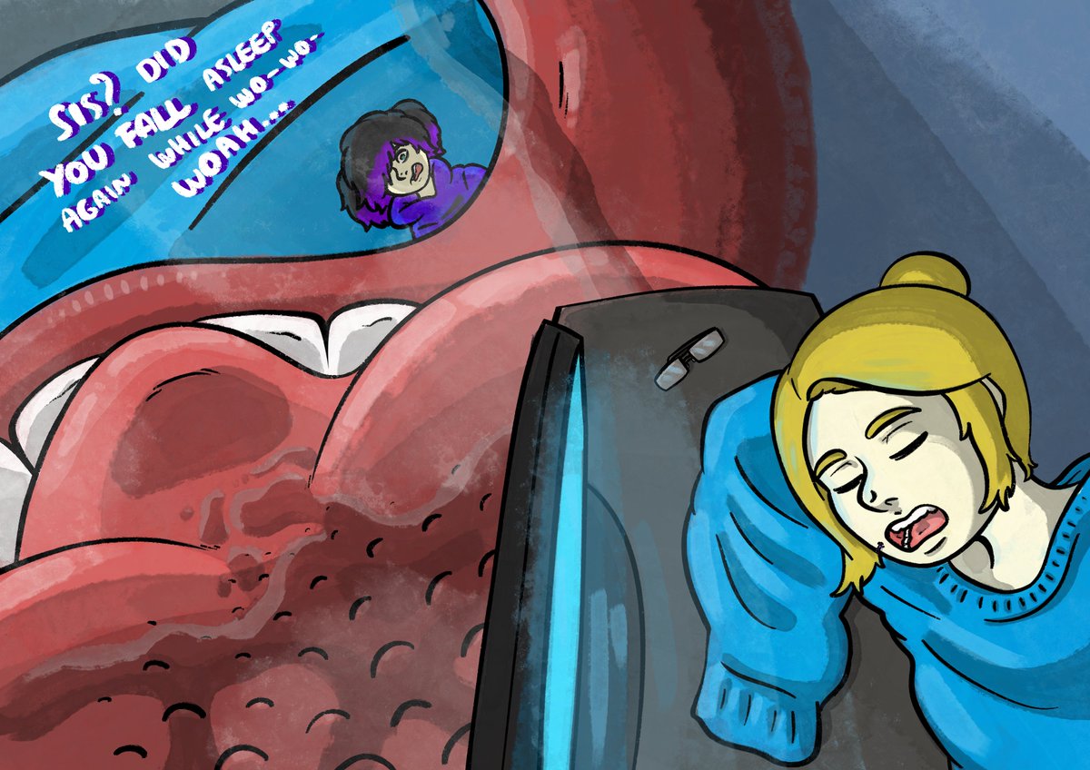 Nikonoir99's tweet photo. Vore Day sketch!! Have a look inside...

#sizetwitter #giantess #vore #voreday #voreday2025 #giantessvore #mouth #shrinking #shrinkingfetish #giantessfetish #vorefetish #sizefetish #tongue #saliva #insidemouth #mawshot #vorepov #giantesspov https://t.co/Nqee3wIGI5