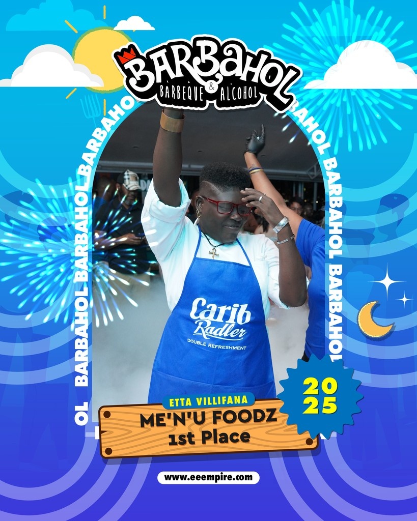 EEEmpire's tweet image. 🔥 QUEEN OF THE GRILL 🔥
Etta Villifana of Me’N’U Foodz brought the fire and left with the crown!
Your 1st Place Winner of Barbahol 2025 👑🍖
Flavour, finesse, and full vibes... this is BBQ at its boldest.
#Barbahol #ChampionChef #CaribbeanBBQ #MeNUFoodz #Barbahol2025